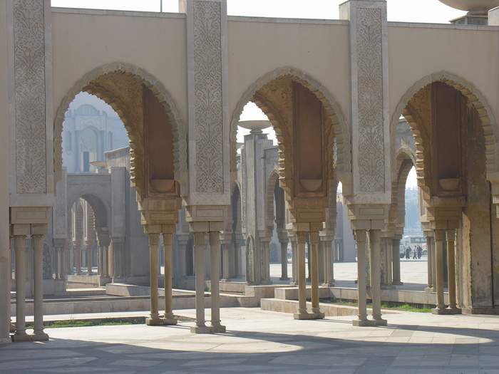 kruganki wielkiego meczetu Hassana II