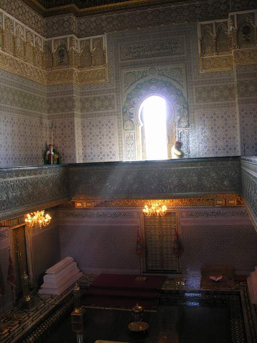 wntrze mauzoleum Muhammada V