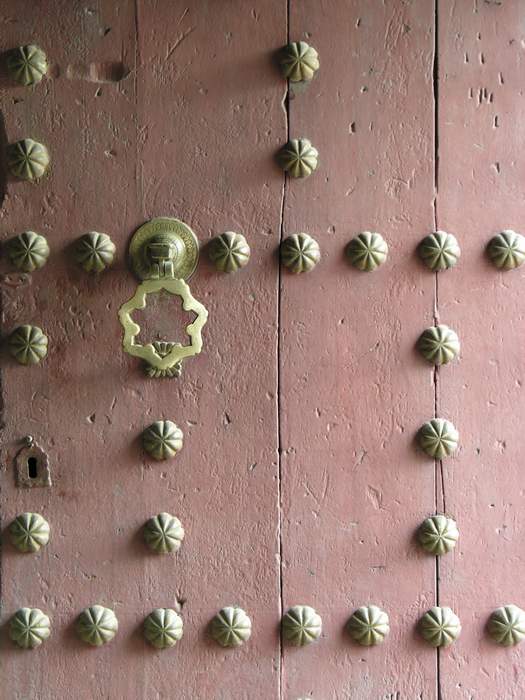detal drzwi do mauzoleum Mulaja Ismaila