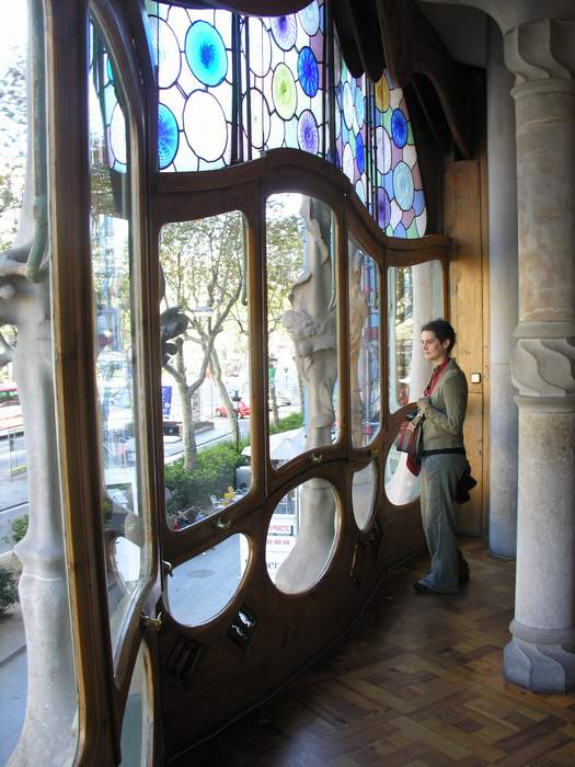 przy oknie w Casa Batlló